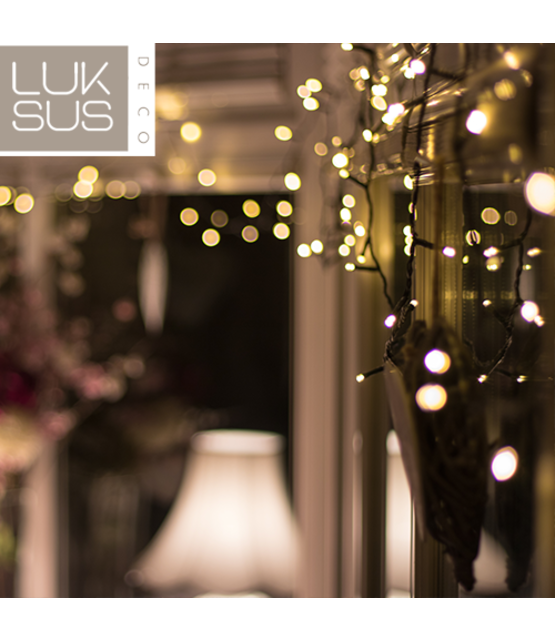 BASIC Startset – 3 meter ijspegel kerstverlichting extra warm wit 160 LEDs