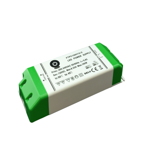 Fase afsnijding Dimbare LED voeding 150 watt 24 volt 6,25 ampere - IP20 FTPC150V24-D