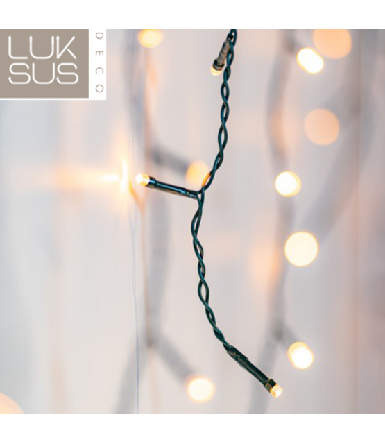 BASIC – 27 meter koppelbare ijspegel kerstverlichting extra warm wit 1440 LEDs