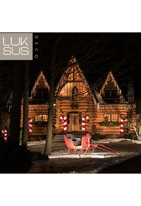 BASIC – 30 meter koppelbare ijspegel kerstverlichting extra warm wit 1600 LEDs