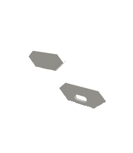 LED hoekprofiel 2 meter met opaal afdekking 24 mm x 8,50 mm - C28ALU