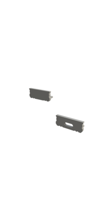 Eindkapje met kabeldoorvoer voor P1-ALU