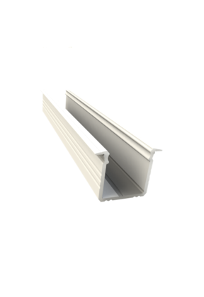 LED inbouw profiel 2 meter met opaal afdekking 16mm x 16mm 03.2WIT