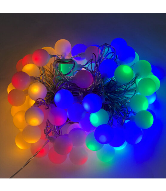 Gekleurde partyverlichting - 12 meter lang - waterdicht