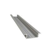 LED inbouw profiel 2 meter met opaal klikafdekking 16 mm x 6,10 mm 08.2ALU