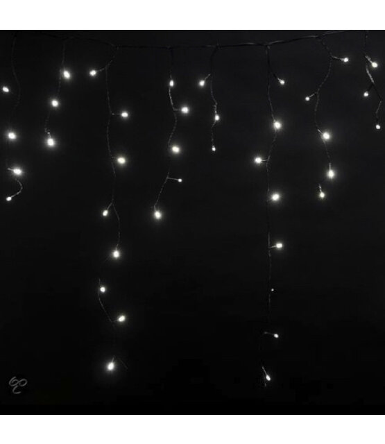 10 meter IJspegel kerstverlichting warm wit 480 LED voor binnen en buiten met 8 functies
