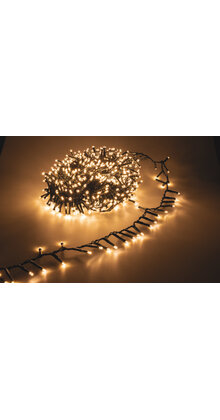 11 meter Cluster Kerstverlichting – 540 LED - extra warm wit