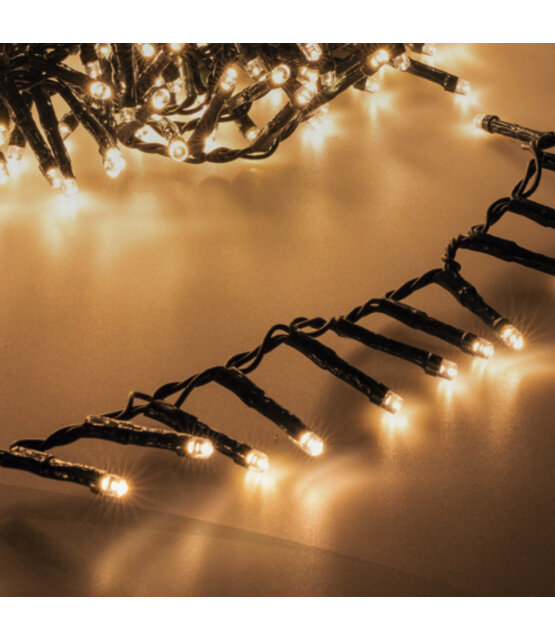 40 meter – Cluster Kerstverlichting - 4000 LED - warm wit -  met 8 functies