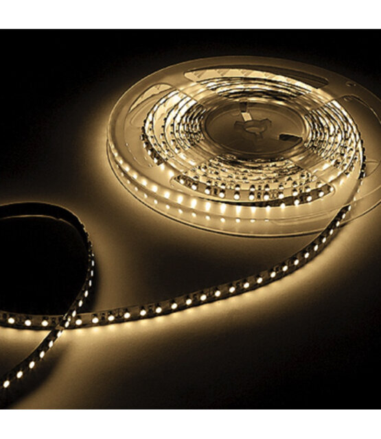 LED strip 12 Volt 3000K Warm Wit 12W 1260lm/meter 60Led/m IP20 50m Rol
