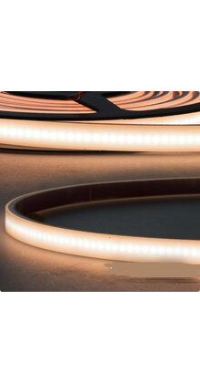 Waterdichte LED strip warm wit 10w 800lm/meter 24VDC IP67 3000K 5m Rol