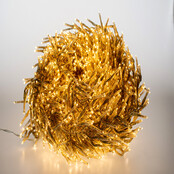 22 meter – Cluster Kerstverlichting - 3000 LED - warm wit - transparant - 8 functies