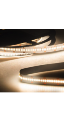 PRO LUMEN Waterdichte LED strip 24 volt 3000k warm wit 12W 1418LM 128LED p/m IP68 CRI90 - 5 meter