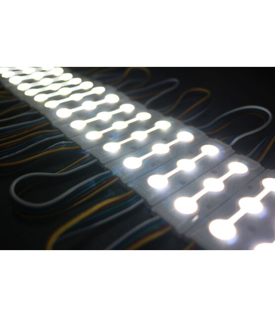 Natuursteen  RGBW LED module 12 volt 0,96 watt 5050 - MLD-5050-3RGBW - 50 stuks