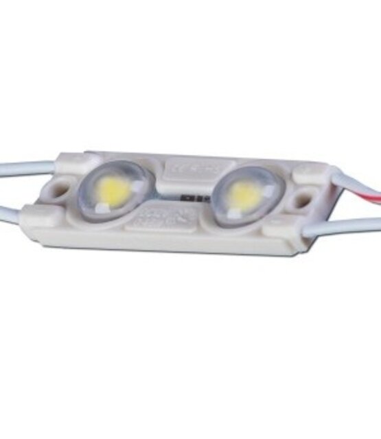 12 volt LED module 2 watt 3000 kelvin IP67 - MLD-2835-2W-LENS - 50 stuks