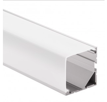 LED hoekprofiel 1 meter met rechte afdekking 40,10mm x 40,10mm - CXL19 recht