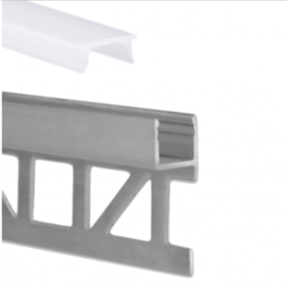 Slim LED stucprofiel 2 meter met opaal klikafdekking 29,2 mm x 10 mm - SLIMSTUC03
