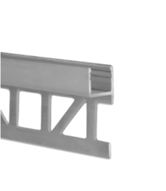 Slim LED tegel profiel 2 meter met opaal klikafdekking 29,2 mm x 10 mm - SLIMSTUC03