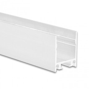 Wit opbouw LED profiel 2 meter met opaal klikafdekking 18.5 mm x 23 mm - 18.2WIT
