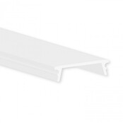 Wit opbouw LED profiel 2 meter met opaal klikafdekking 18.5 mm x 23 mm - 18.2WIT