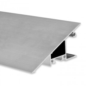 LED wandprofiel 2 meter met opaal afdekking 27.4 mm x 58.4 mm - W13ALU
