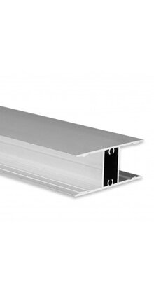 LED profiel Up Down - 2 meter met afdekking 46 mm x 18.5 mm - UpDown10ALU