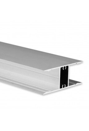 LED profiel Up Down - 2 meter met afdekking 46 mm x 18.5 mm - UpDown10ALU