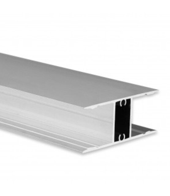 LED profiel Up Down - 2 meter met afdekking 46 mm x 18.5 mm - UpDown10ALU