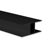 LED profiel Up Down - 2 meter met afdekking 46 mm x 18.5 mm - UpDown10Zwart