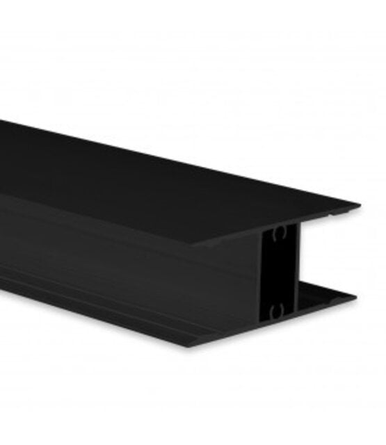 LED profiel Up Down - 2 meter met afdekking 46 mm x 18.5 mm - UpDown10Zwart