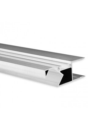 LED profiel Up Down - 2 meter met afdekking 50 mm x 18.5 mm - UpDown04ALU
