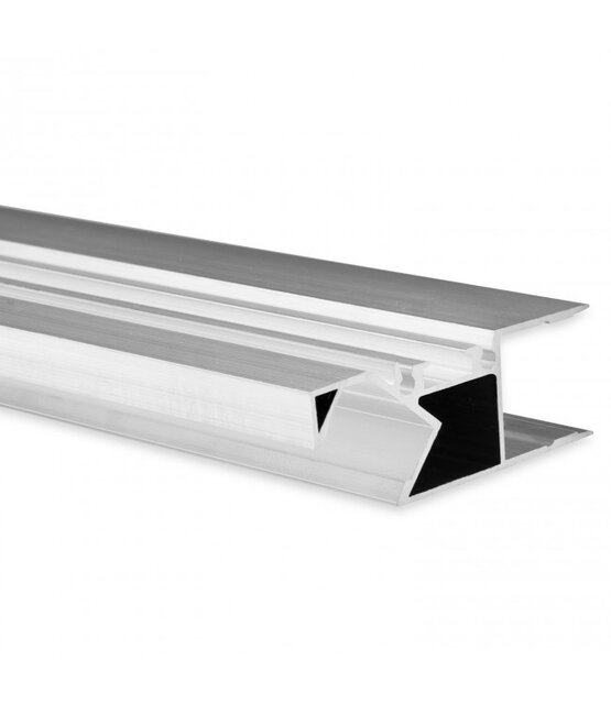 LED profiel Up Down - 2 meter met afdekking 50 mm x 18.5 mm - UpDown04ALU