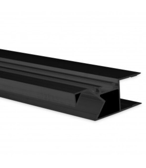 LED profiel Up Down - 2 meter met afdekking 50 mm x 18.5 mm - UpDown04Zwart