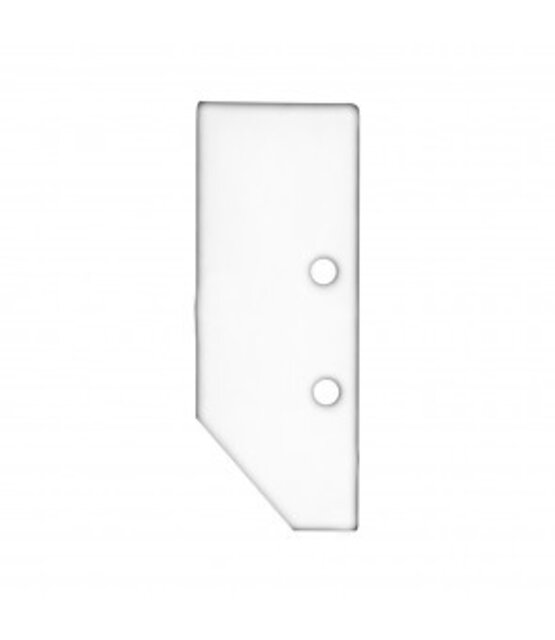 Updown04WIT eindkap inclusief schroeven