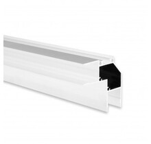 LED profiel Up Down - 2 meter met afdekking 46 mm x 18,5 mm - UpDown05Wit