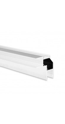 LED profiel Up Down - 2 meter met afdekking 46 mm x 18,5 mm - UpDown05Wit