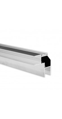 LED profiel Up Down - 2 meter met afdekking 46 mm x 18,5 mm- UpDown05ALU