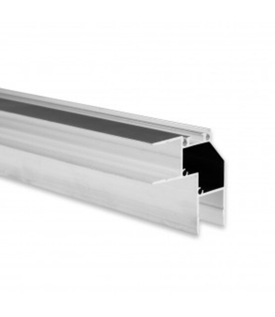 LED profiel Up Down - 2 meter met afdekking 46 mm x 18,5 mm- UpDown05ALU