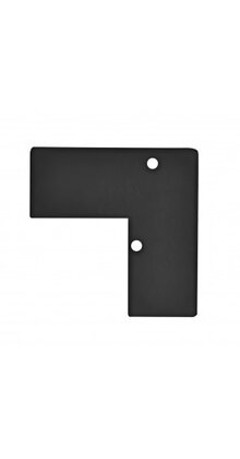 Eindkap updown05zwart inclusief schroef