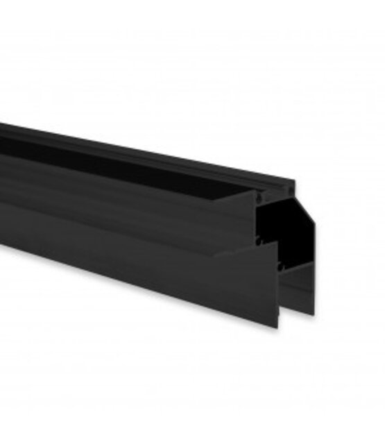 Eindkap updown05zwart inclusief schroef