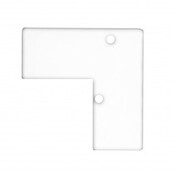 Eindkap updown05wit inclusief schroef