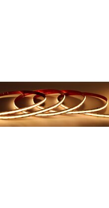 PRO LUMEN lichtopbrengst COB LED strip 3000K warm wit 14W 2500LM 528LED p/m 24VDC IP20 - 5 meter