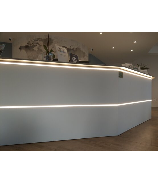 PRO COB LED strip natuurlijk wit 8W 1200LM 480LED p/m 24VDC IP20 4000K - 5 meter