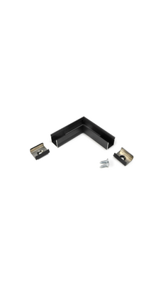 LED profiel hoekstuk zwart t.b.v. LED profiel SLIM200ZWART