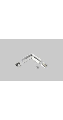 LED profiel hoekstuk wit t.b.v. LED profiel SLIM200WIT