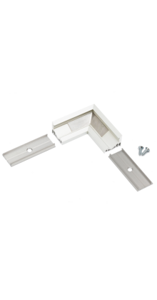 LED profiel hoekstuk wit t.b.v. LED profiel C21WIT