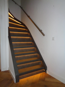 Professionele LED traptrede aansturing -  compleet met sensoren tot 32 treden