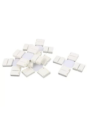 4 weg connector voor enkel kleurige LED strips - 10mm breed - X splitter