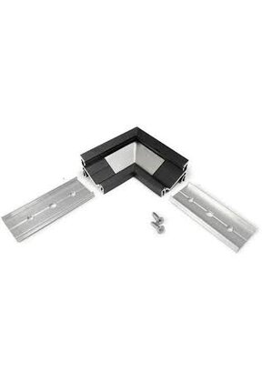 LED profiel hoekstuk zwart t.b.v. LED profiel C14ZWART