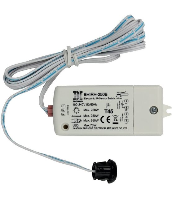 LED Dimmer met IR sensor - INFRAROOD LED dimmer - WZB-2-IR