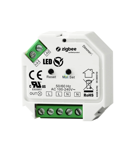 Draadloze LED dimmer ZIGBEE - t.b.v. FASE LED DIMMER - ZIGBEE9109
